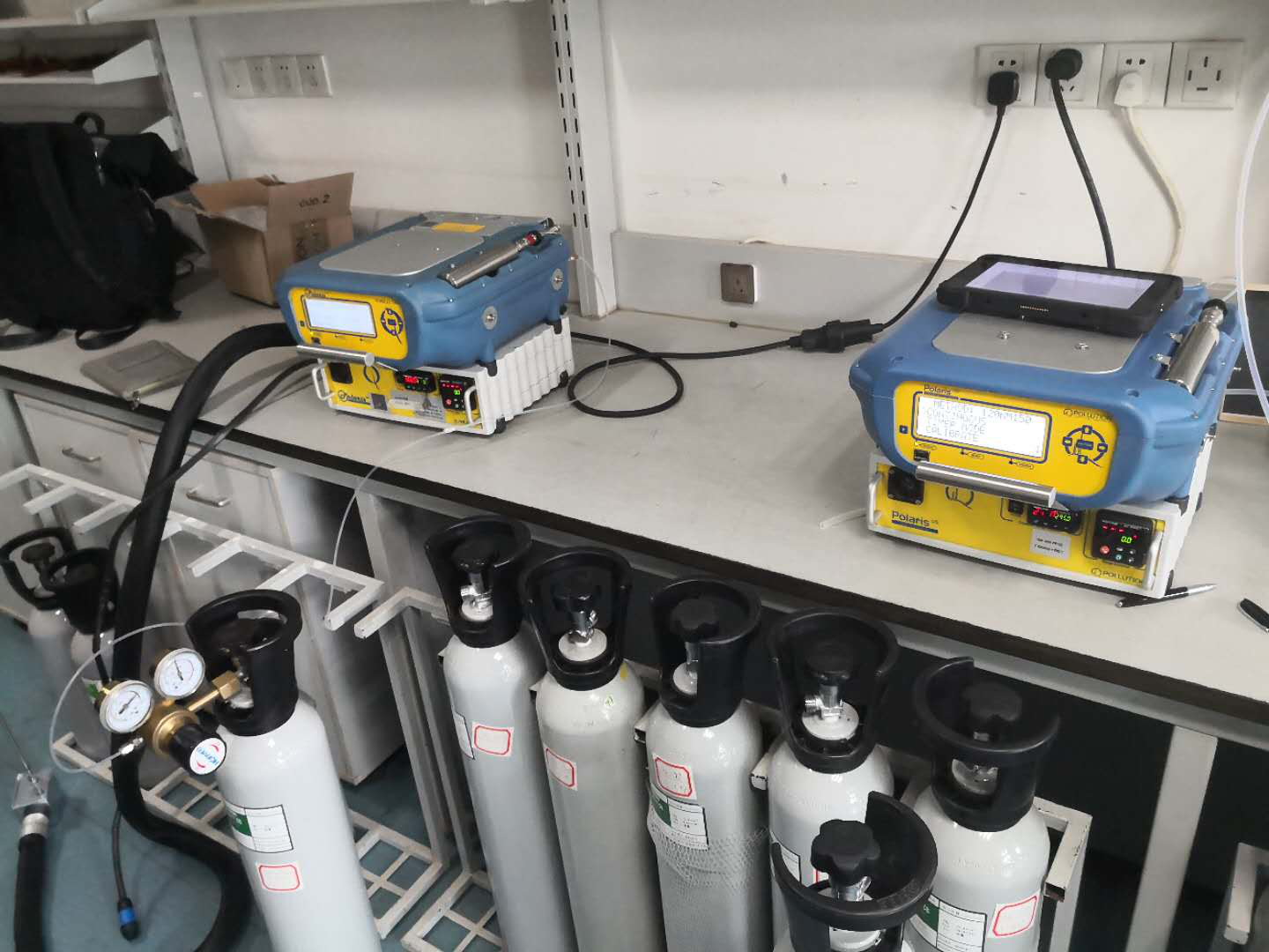 內(nèi)蒙古環(huán)境監(jiān)測(cè)站地標(biāo)現(xiàn)場驗(yàn)證工作