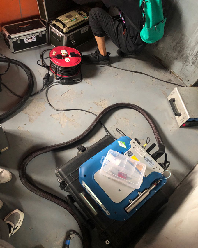 我司與北京譜尼用戶前往4s店噴漆車間測試