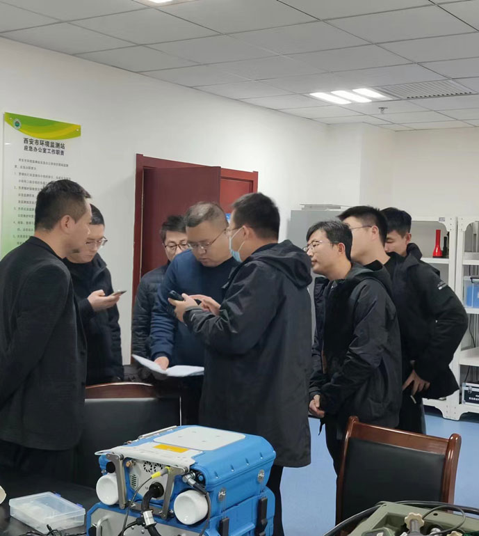 西安市環(huán)境監(jiān)測站PF-300交付驗收