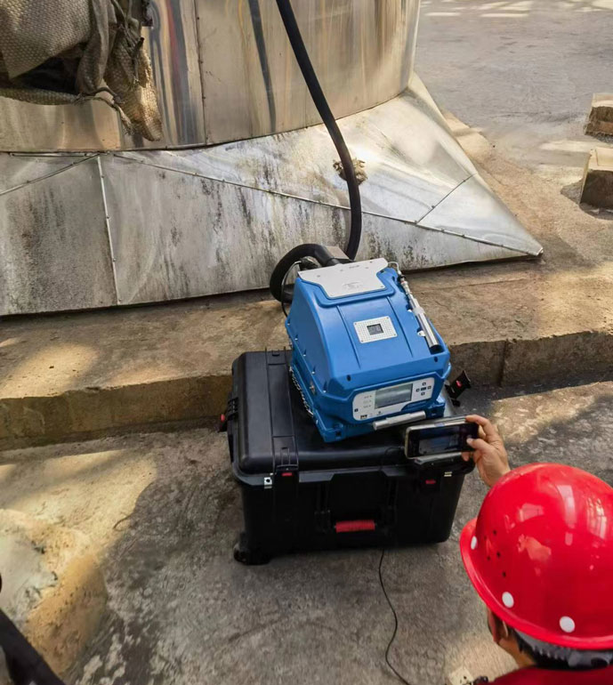 山西裕福焦化非甲烷總烴濃度現(xiàn)場(chǎng)測(cè)試