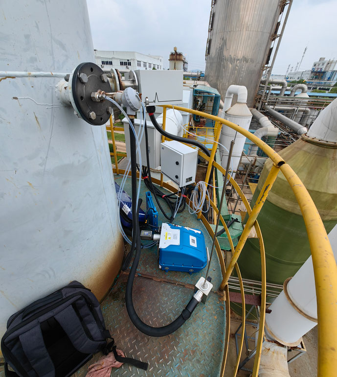 配合湖北省廳在黃石市各個企業(yè)進(jìn)行巡檢幫扶現(xiàn)場測試